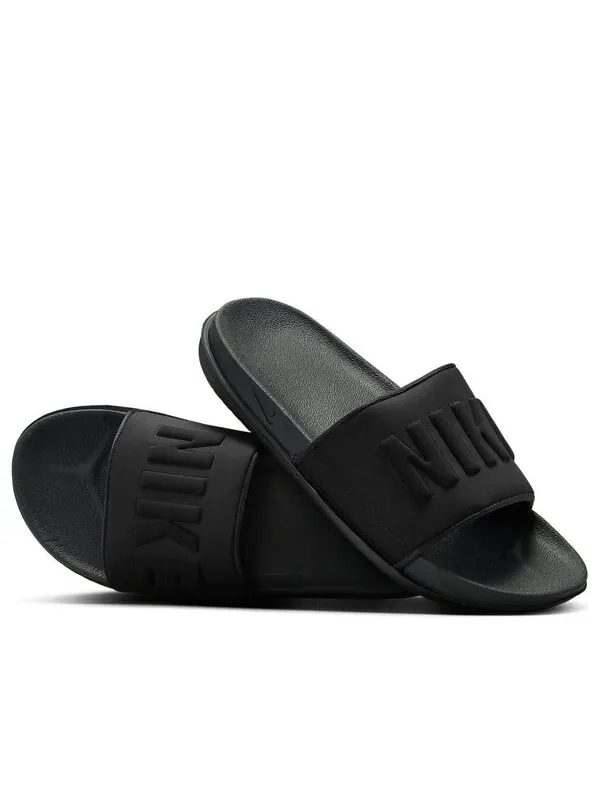 Тапочки offcourt slide 'anthracite black' Nike