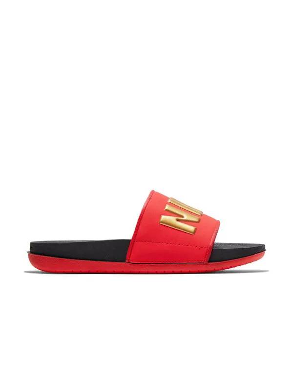 Тапочки offcourt slide 'black red' Nike — изображение 2 из 4