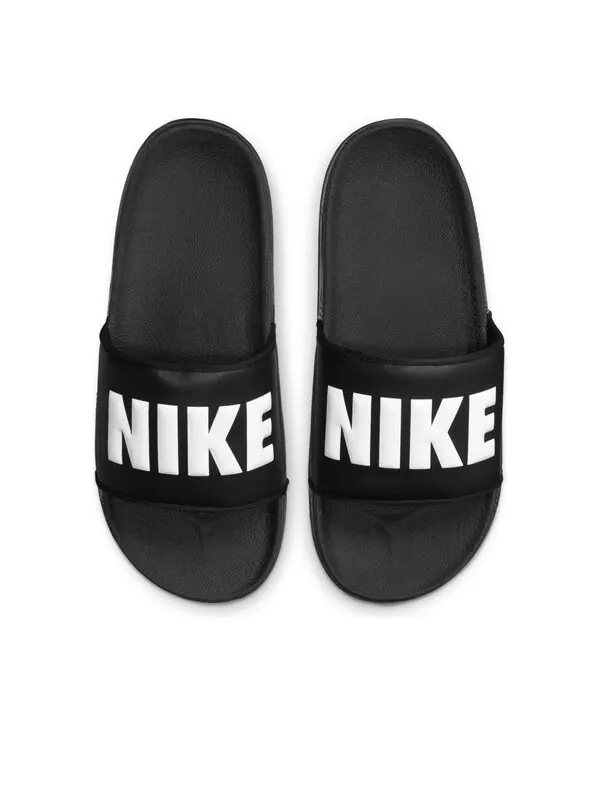 Тапочки offcourt silde 'black white' Nike — изображение 3 из 4, черный/белый