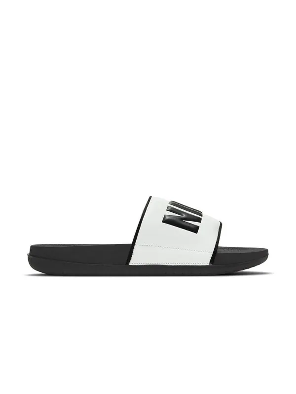 Тапочки offcourt slide 'black summit white' Nike — изображение 4 из 4, черный