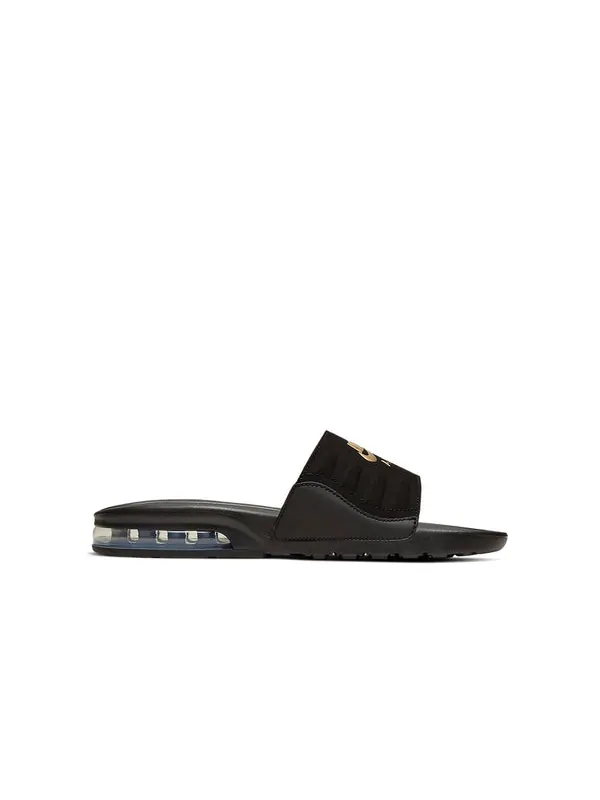 Тапочки air max camden slide 'black metallic gold' Nike — изображение 2 из 4, черный