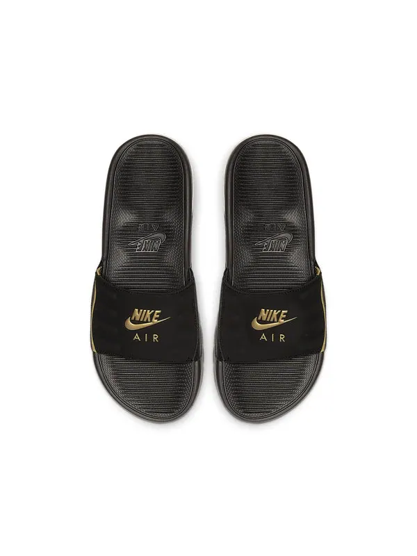 Тапочки air max camden slide 'black metallic gold' Nike — изображение 3 из 4, черный