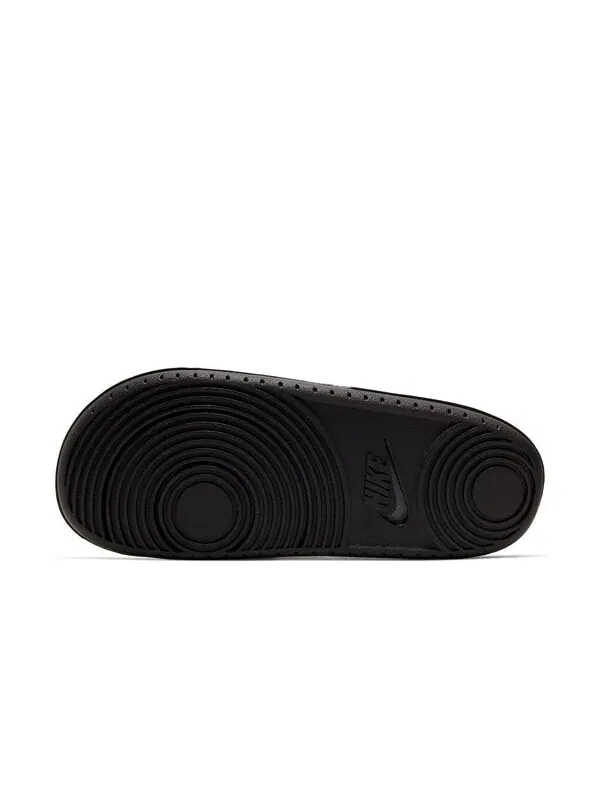 Тапочки offcourt slide 'dark grey white' Nike — изображение 2 из 4, черный белый