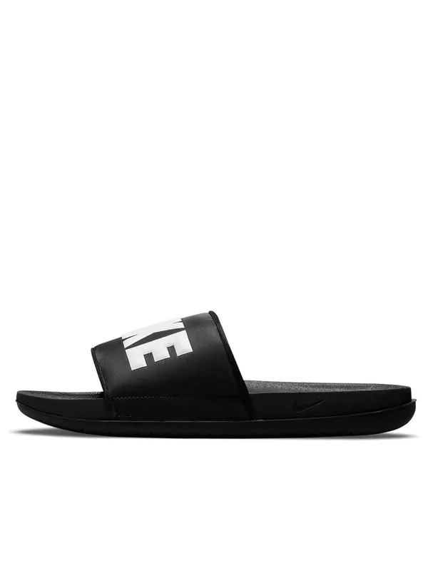 Тапочки offcourt slide 'black white' Nike — изображение 1 из 4, черный