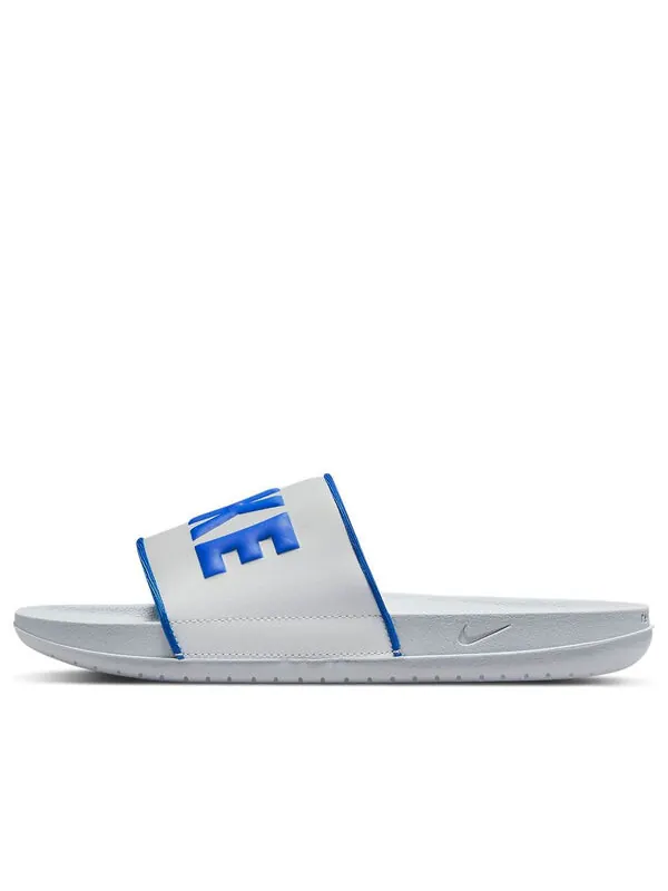 Тапочки offcourt slide sports slippers gray blue Nike — изображение 1 из 4, серый/синий