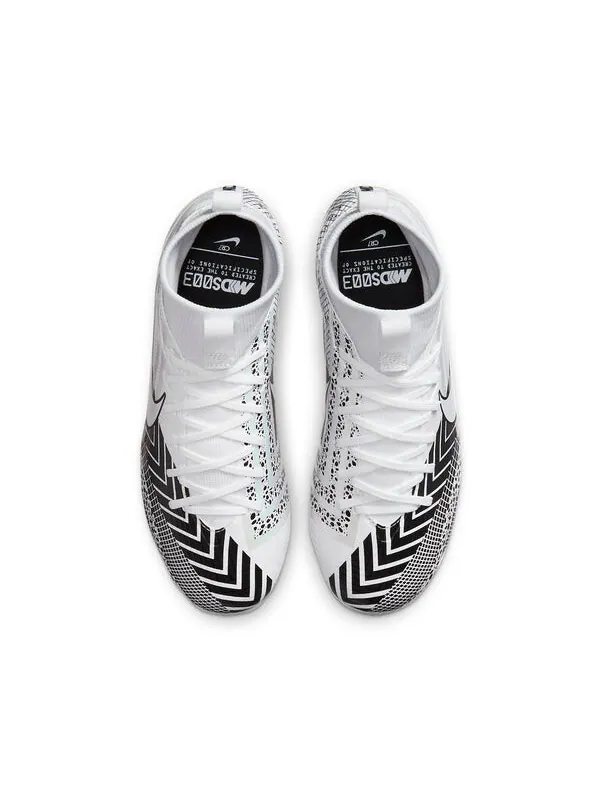 Кроссовки mercurial superfly 7 academy mds mg Nike — изображение 2 из 4, белый/черный