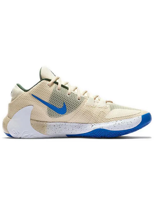Кроссовки зум фрик 1 Nike — изображение 2 из 4, кремовый белый/синий