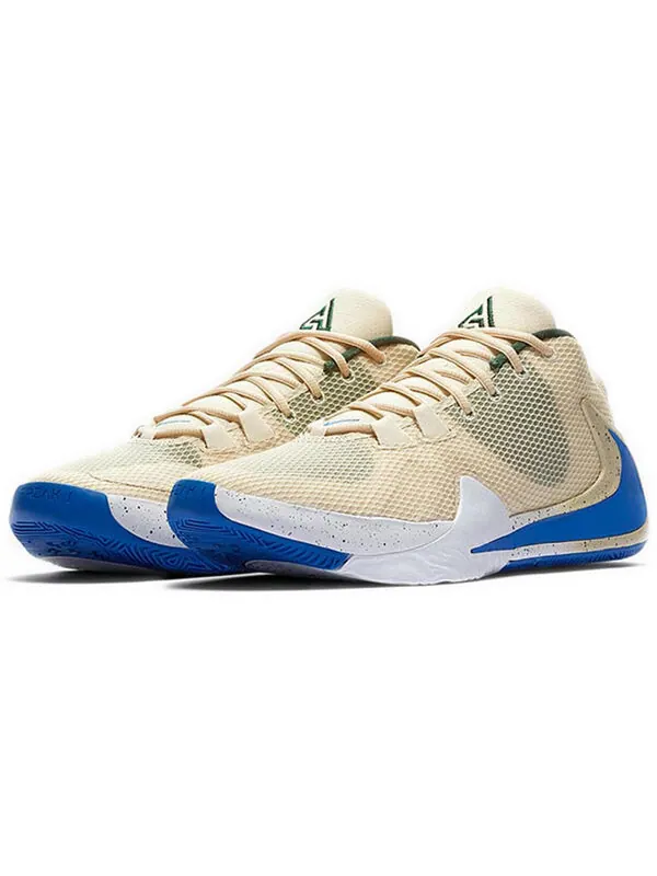 Кроссовки зум фрик 1 Nike — изображение 3 из 4, кремовый белый/синий