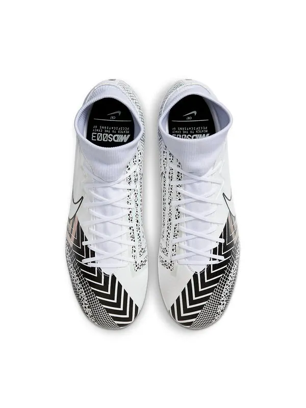 Кроссовки mercurial superfly 7 academy mds ag искусственная трава Nike — изображение 2 из 4, белый/черный