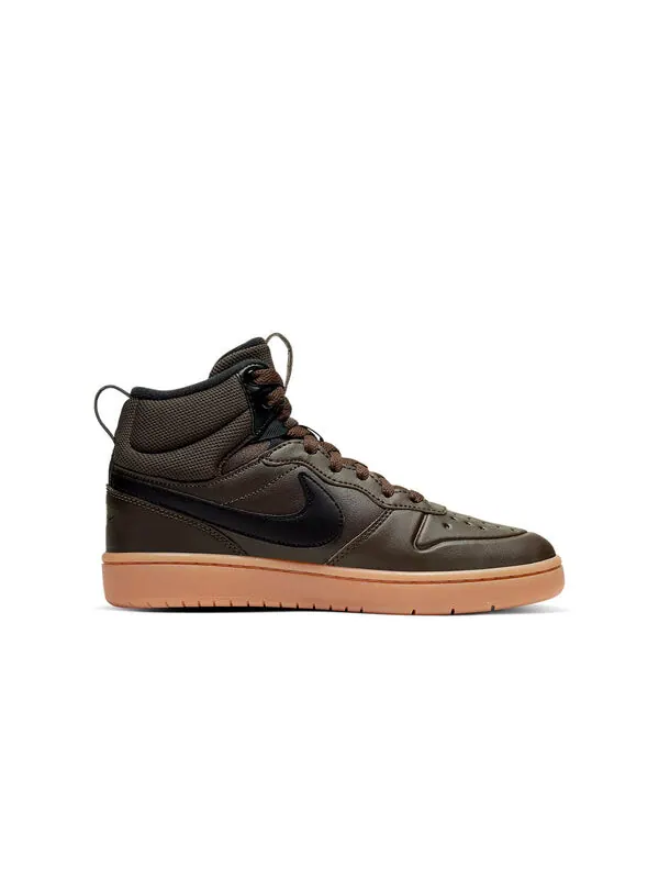 Кроссовки Court Borough Mid 2 Boot Nike — изображение 2 из 4, черный/коричневый