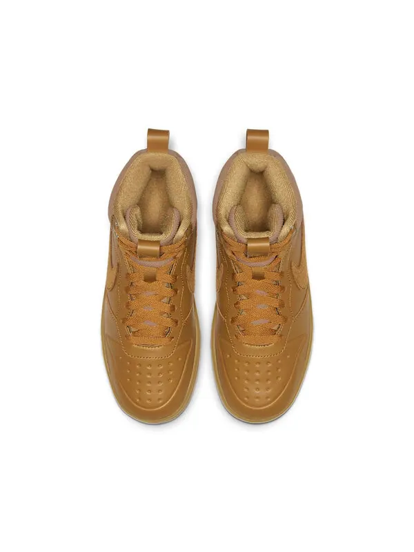 Кроссовки Court Borough Mid 2 Boot Nike — изображение 4 из 4, желтый
