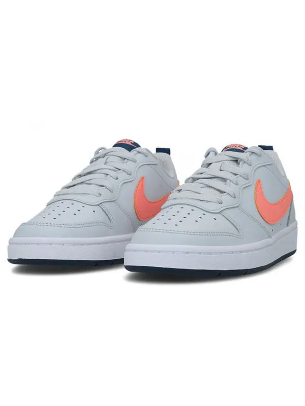 Кроссовки Court Borough Low 2 Nike — изображение 2 из 4, серый/розовый
