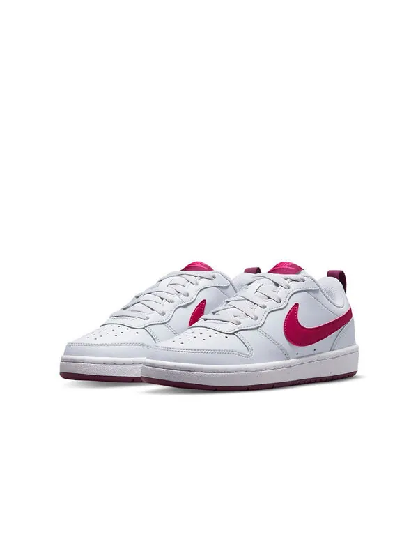Кроссовки Court Borough Low 2 Nike — изображение 3 из 4, белый/розовый