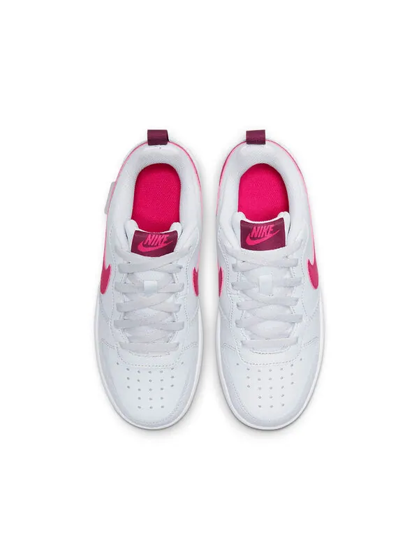 Кроссовки Court Borough Low 2 Nike — изображение 4 из 4, белый/розовый