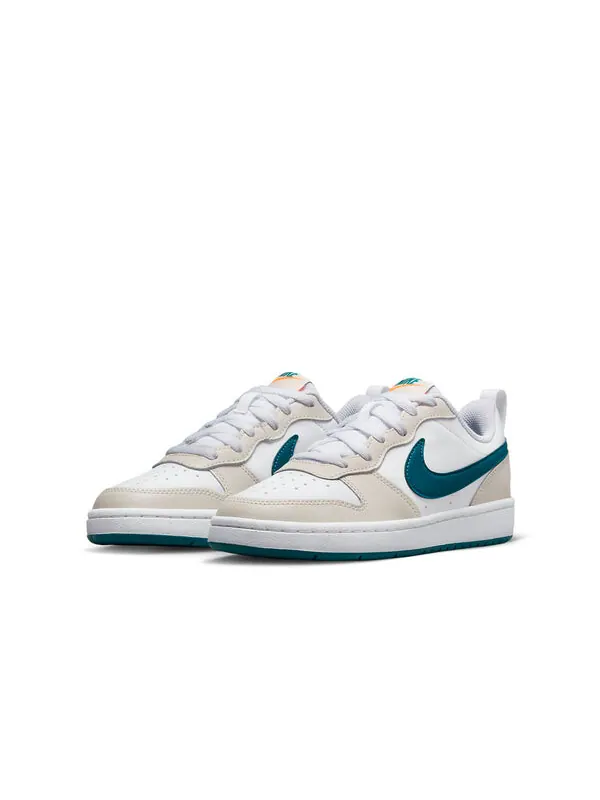 Кроссовки Court Borough Low 2 Nike — изображение 3 из 4, белый/металлик