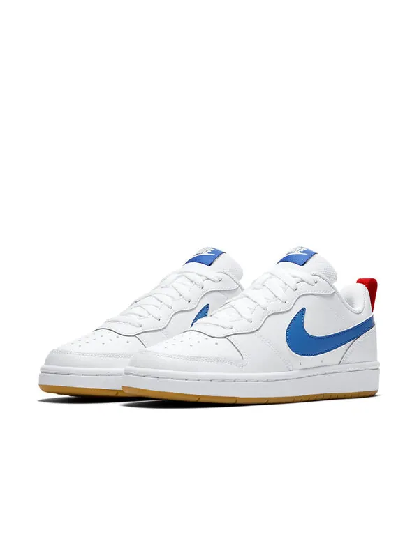 Кроссовки Court Borough Low 2 Nike — изображение 3 из 4, белый/синий