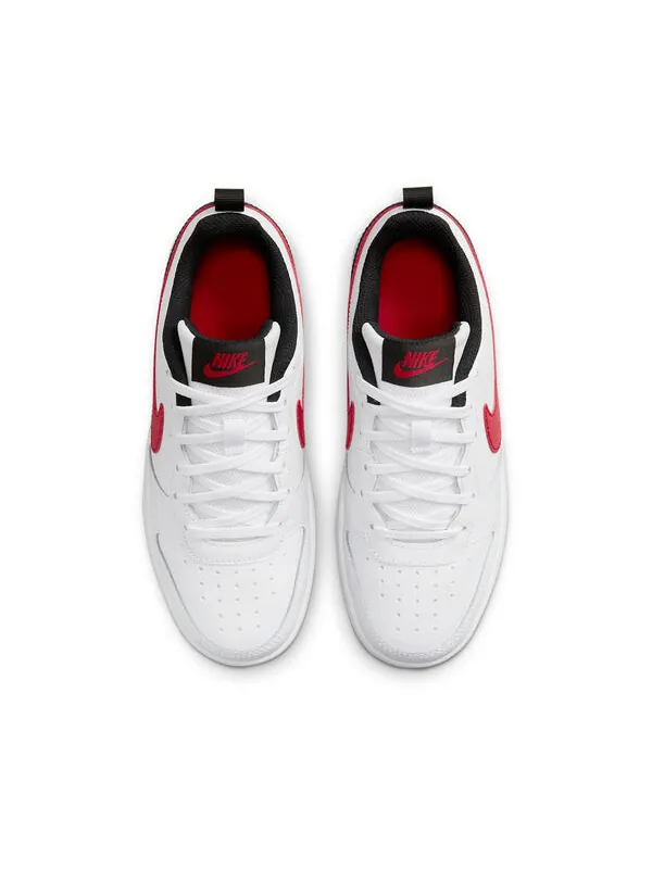 Кроссовки Court Borough Low 2 Nike — изображение 4 из 4, белый/черный/красный