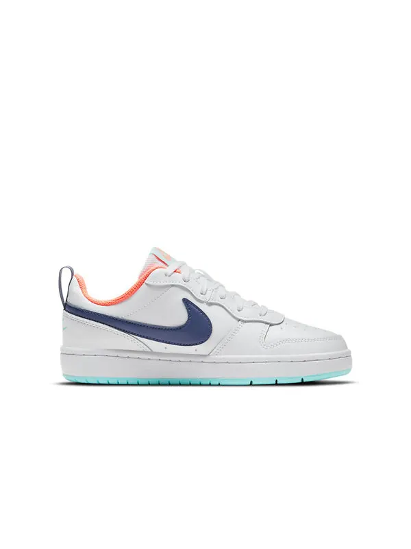 Кроссовки Court Borough Low 2 Nike — изображение 2 из 4, синий/белый