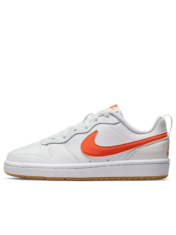 Кроссовки Court Borough Low 2 Nike — изображение 1 из 4, белый/оранжевый