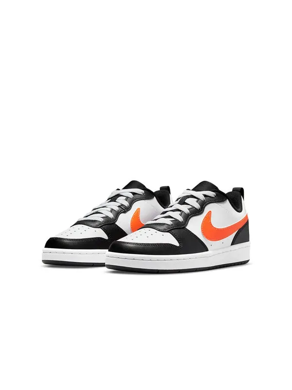Кроссовки Court Borough Low 2 Nike — изображение 3 из 4, черный/белый/оранжевый