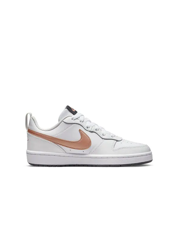 Кроссовки Court Borough Low 2 Nike — изображение 2 из 4, белый/золотистый