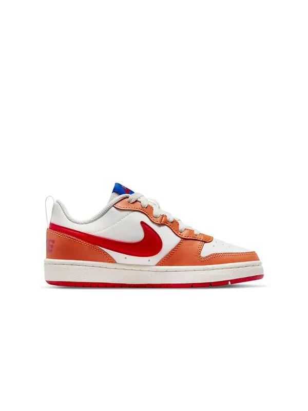 Кроссовки Court Borough Low 2 Nike — изображение 2 из 4, белый/оранжевый
