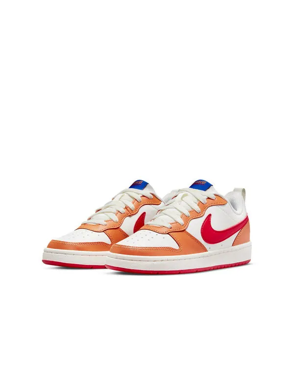 Кроссовки Court Borough Low 2 Nike — изображение 3 из 4, белый/оранжевый