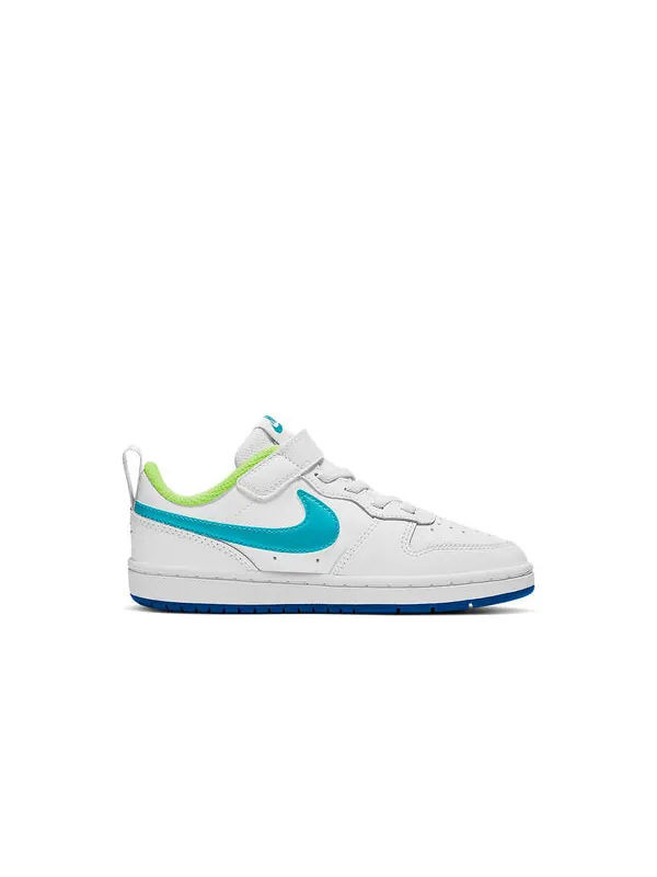 Кроссовки Court Borough Low 2 Nike — изображение 2 из 3, синий/белый