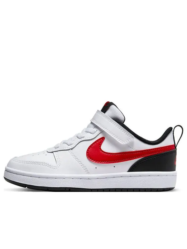 Кроссовки Court Borough Low 2 Nike — изображение 1 из 4, белый/красный/черный