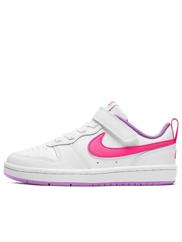 Кроссовки Court Borough Low 2 Nike — изображение 1 из 3, белый/фиолетовый/розовый