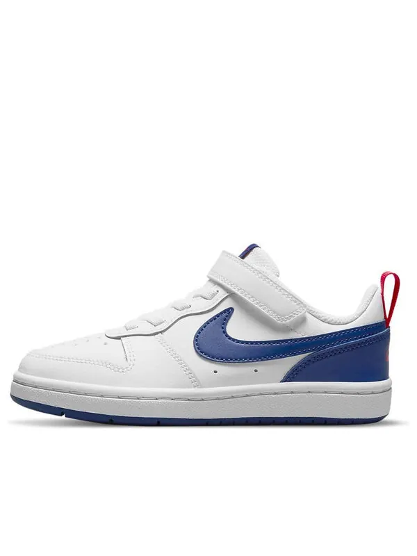 Кроссовки Court Borough Low Nike — изображение 1 из 4, белый/синий/красный