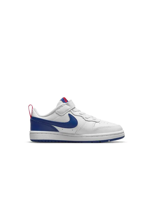 Кроссовки Court Borough Low Nike — изображение 2 из 4, белый/синий/красный