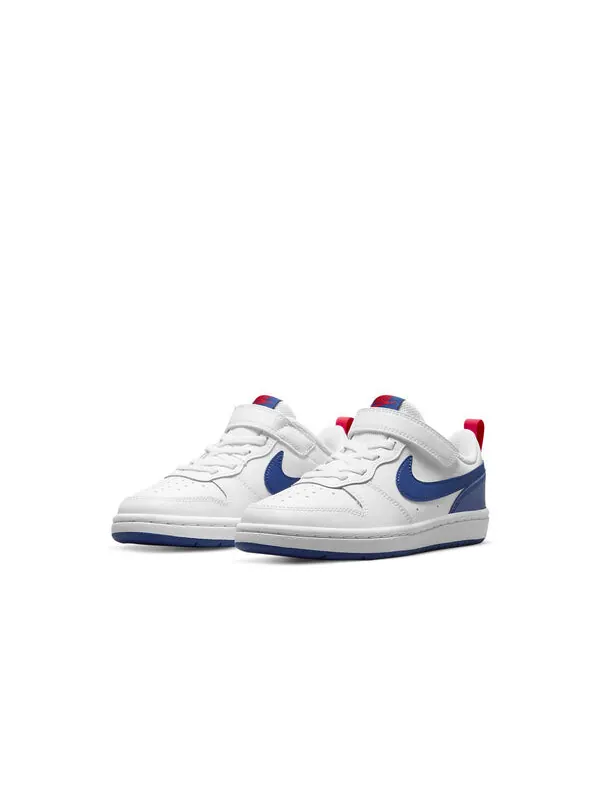 Кроссовки Court Borough Low Nike — изображение 3 из 4, белый/синий/красный