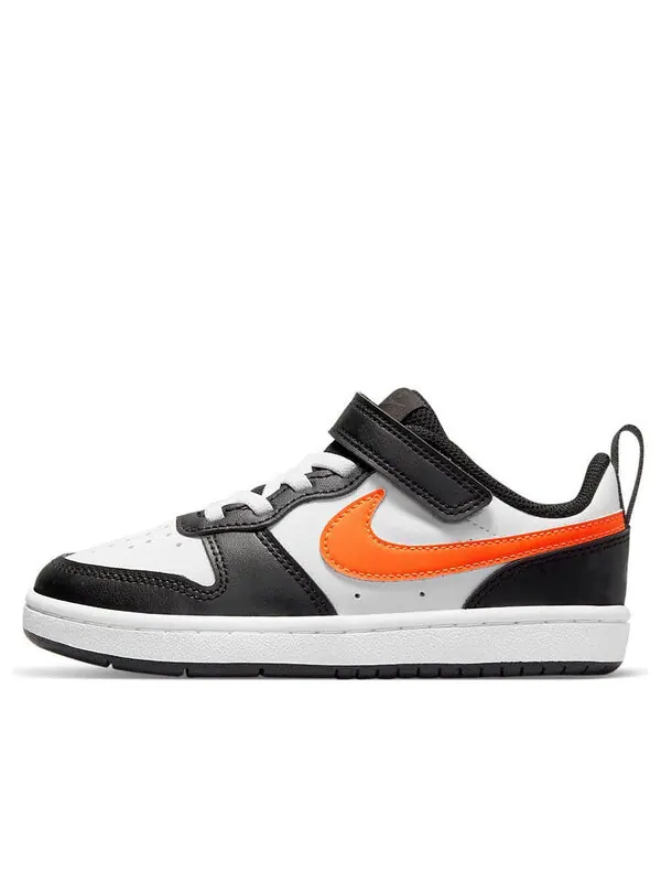 Кроссовки Court Borough Low 2 Nike — изображение 1 из 4, черный/оранжевый/белый