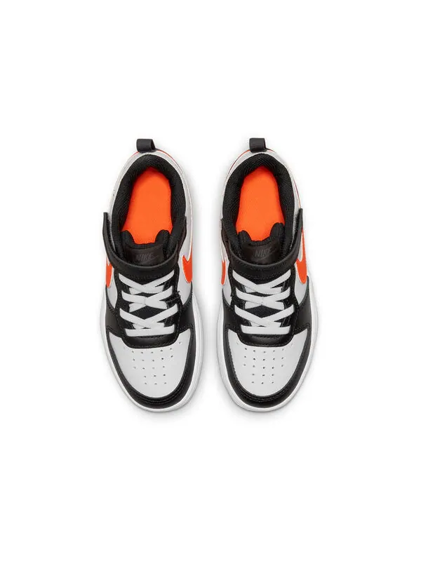 Кроссовки Court Borough Low 2 Nike — изображение 4 из 4, черный/оранжевый/белый