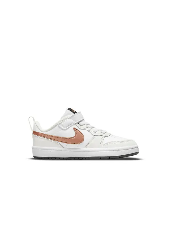 Кроссовки Court Borough Low 2 Nike — изображение 2 из 4, белый/красный