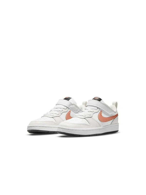 Кроссовки Court Borough Low 2 Nike — изображение 3 из 4, белый/красный
