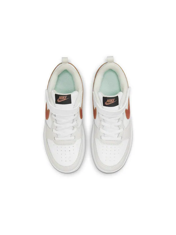 Кроссовки Court Borough Low 2 Nike — изображение 4 из 4, белый/красный