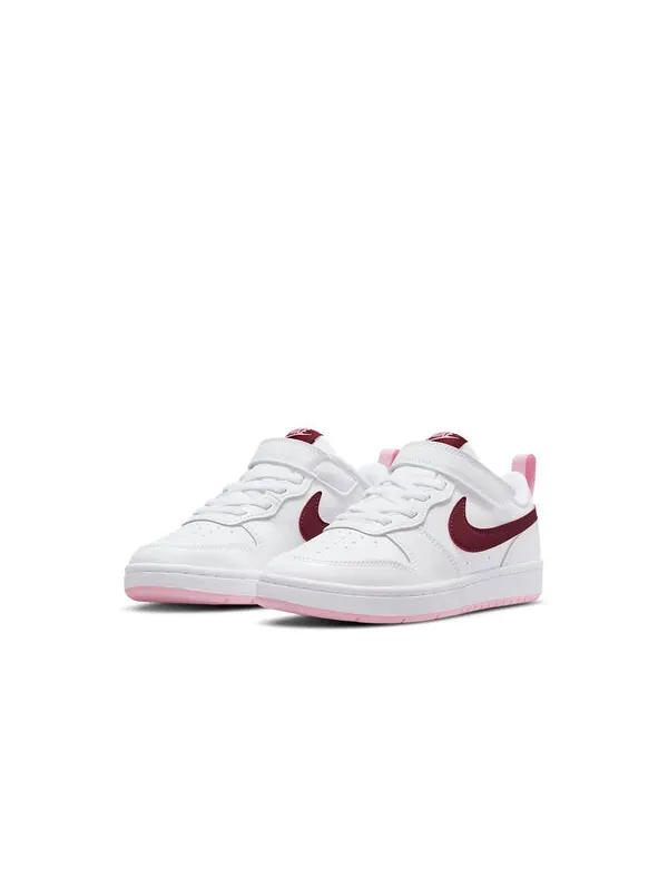 Кроссовки Court Borough Low 2 Nike — изображение 3 из 4, красный/розовый/белый