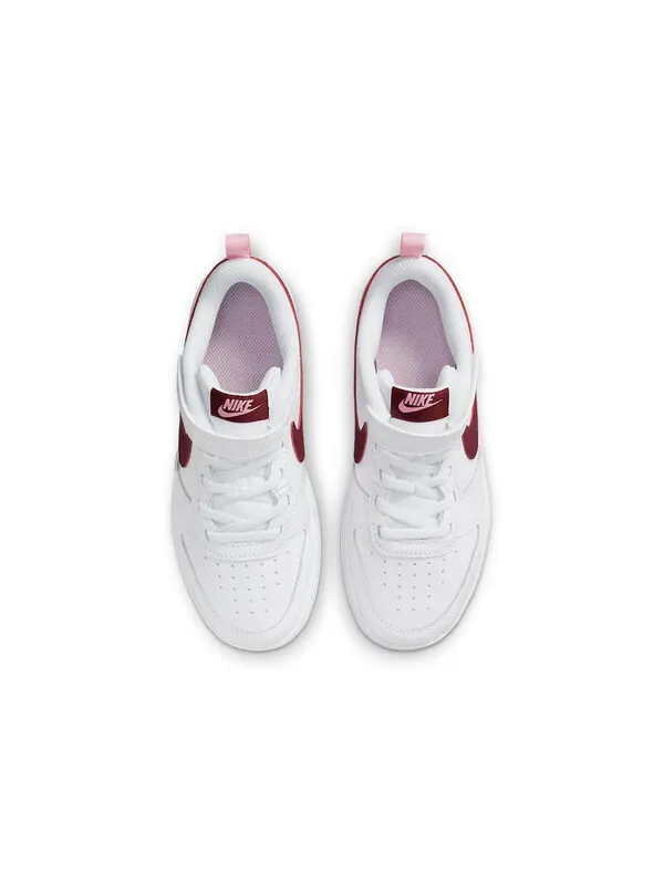 Кроссовки Court Borough Low 2 Nike — изображение 4 из 4, красный/розовый/белый