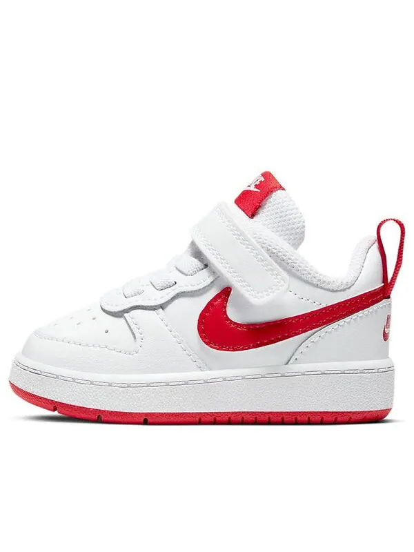 Кроссовки court borough low 2 красные Nike — изображение 1 из 4, белый/красный