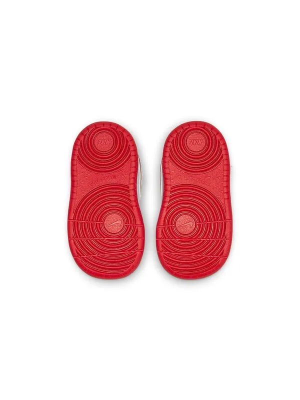 Кроссовки court borough low 2 красные Nike — изображение 4 из 4, белый/красный
