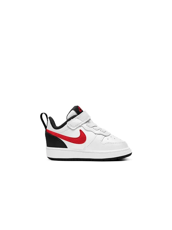 Кроссовки Court Borough Low 2 Nike — изображение 2 из 3, черный/белый/красный