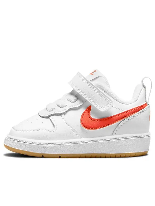Кроссовки Court Borough Low 2 Nike — изображение 1 из 4, белый/оранжевый