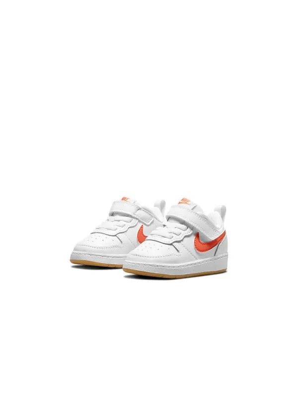 Кроссовки Court Borough Low 2 Nike — изображение 3 из 4, белый/оранжевый
