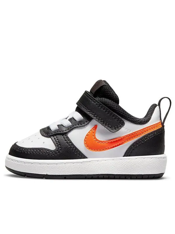 Кроссовки Court Borough Low 2 Nike — изображение 1 из 4, черный/белый/оранжевый