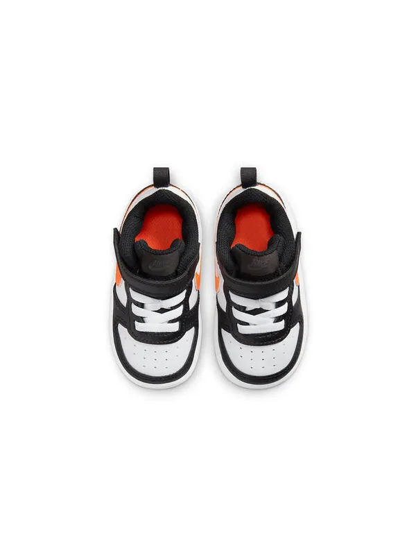 Кроссовки Court Borough Low 2 Nike — изображение 4 из 4, черный/белый/оранжевый