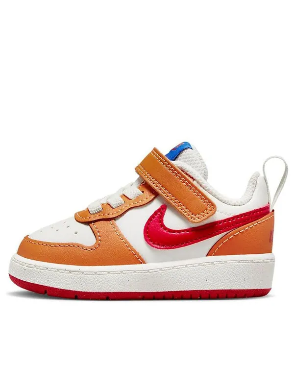 Кроссовки Court Borough Low 2 Nike — изображение 1 из 4, белый/оранжевый
