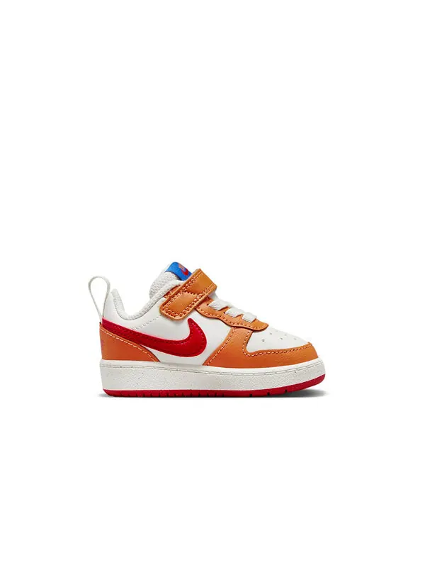 Кроссовки Court Borough Low 2 Nike — изображение 2 из 4, белый/оранжевый