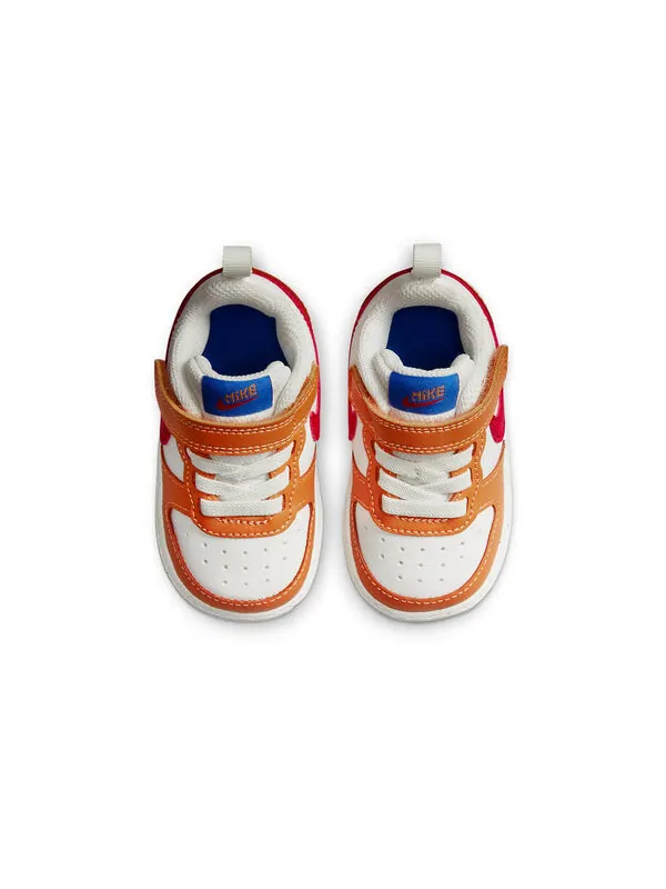 Кроссовки Court Borough Low 2 Nike — изображение 4 из 4, белый/оранжевый